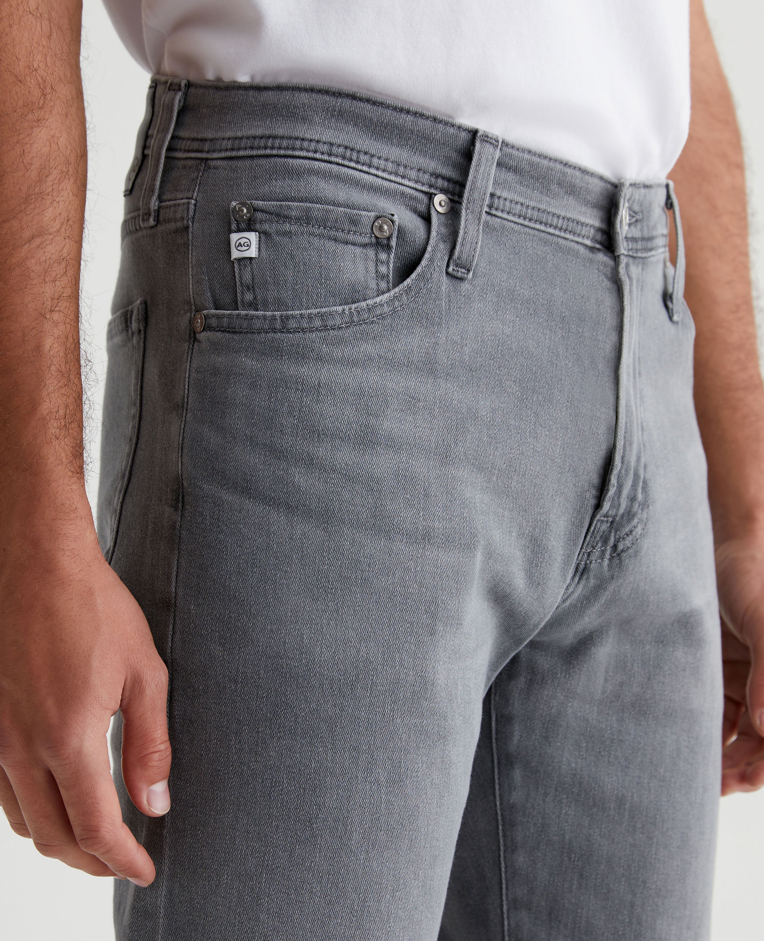 anuans Slim straight denim　GREY アニュアンス anuans Slim straight denim （GREY