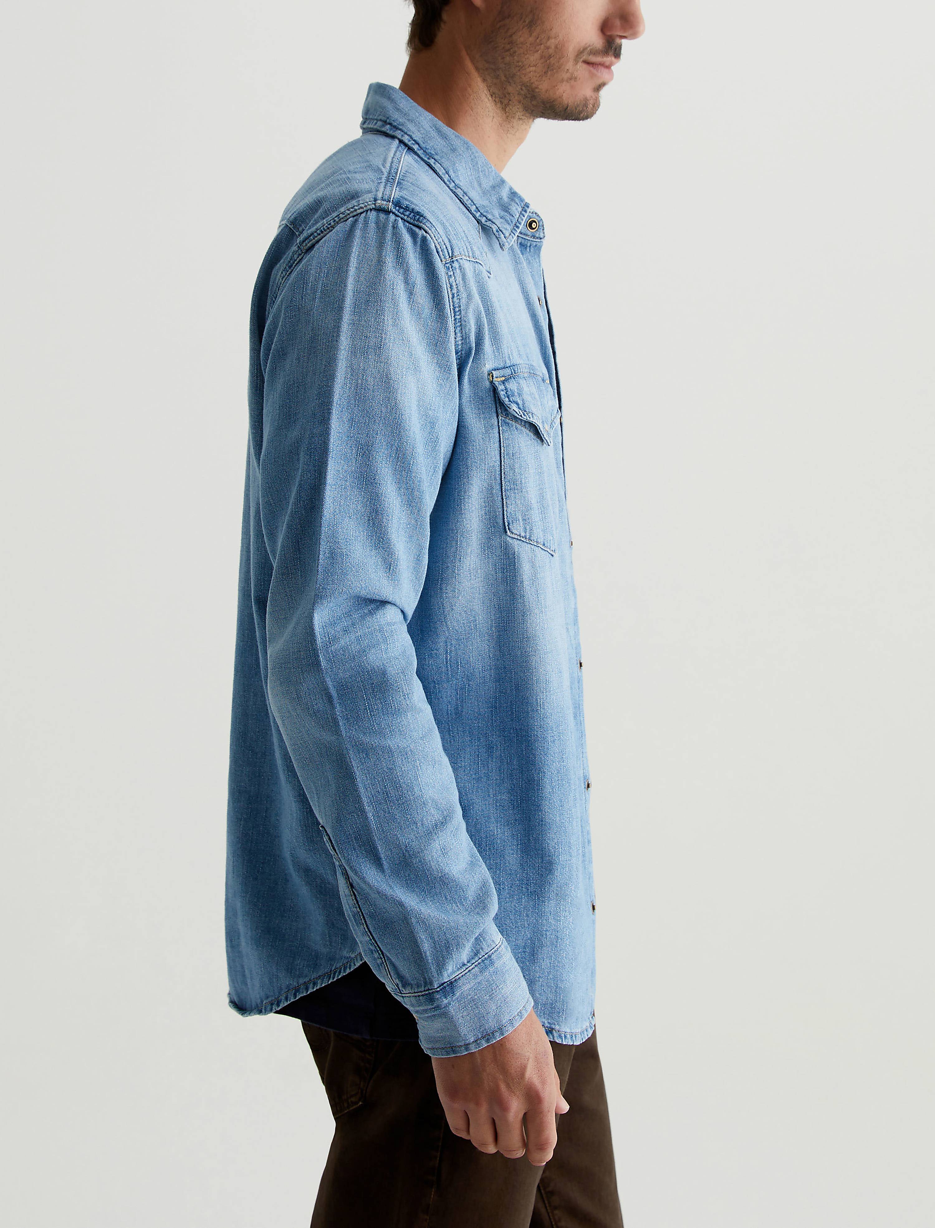 Men Aiden Western Shirt Glisten