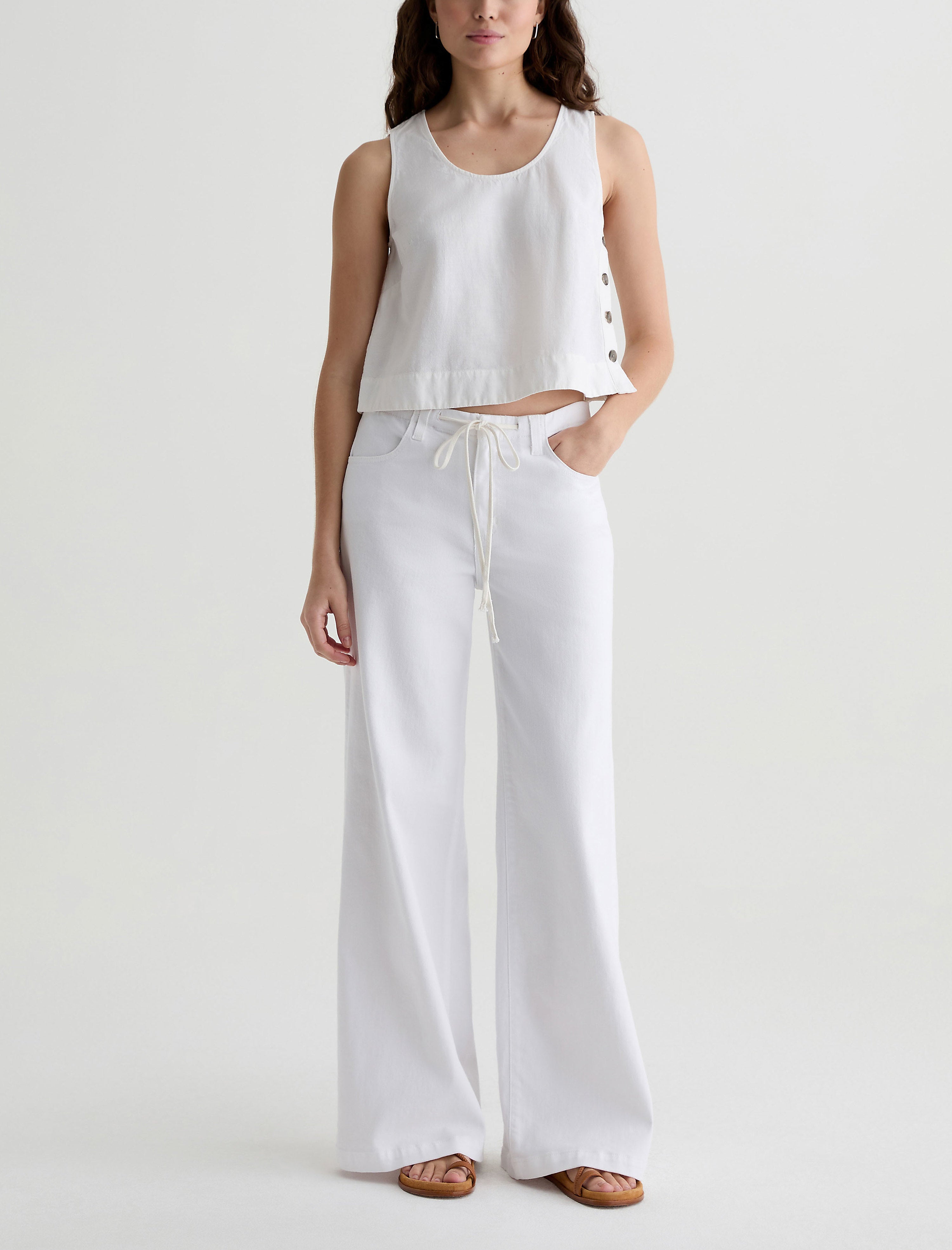 nao海外shopgallery Women Stella Cinched White