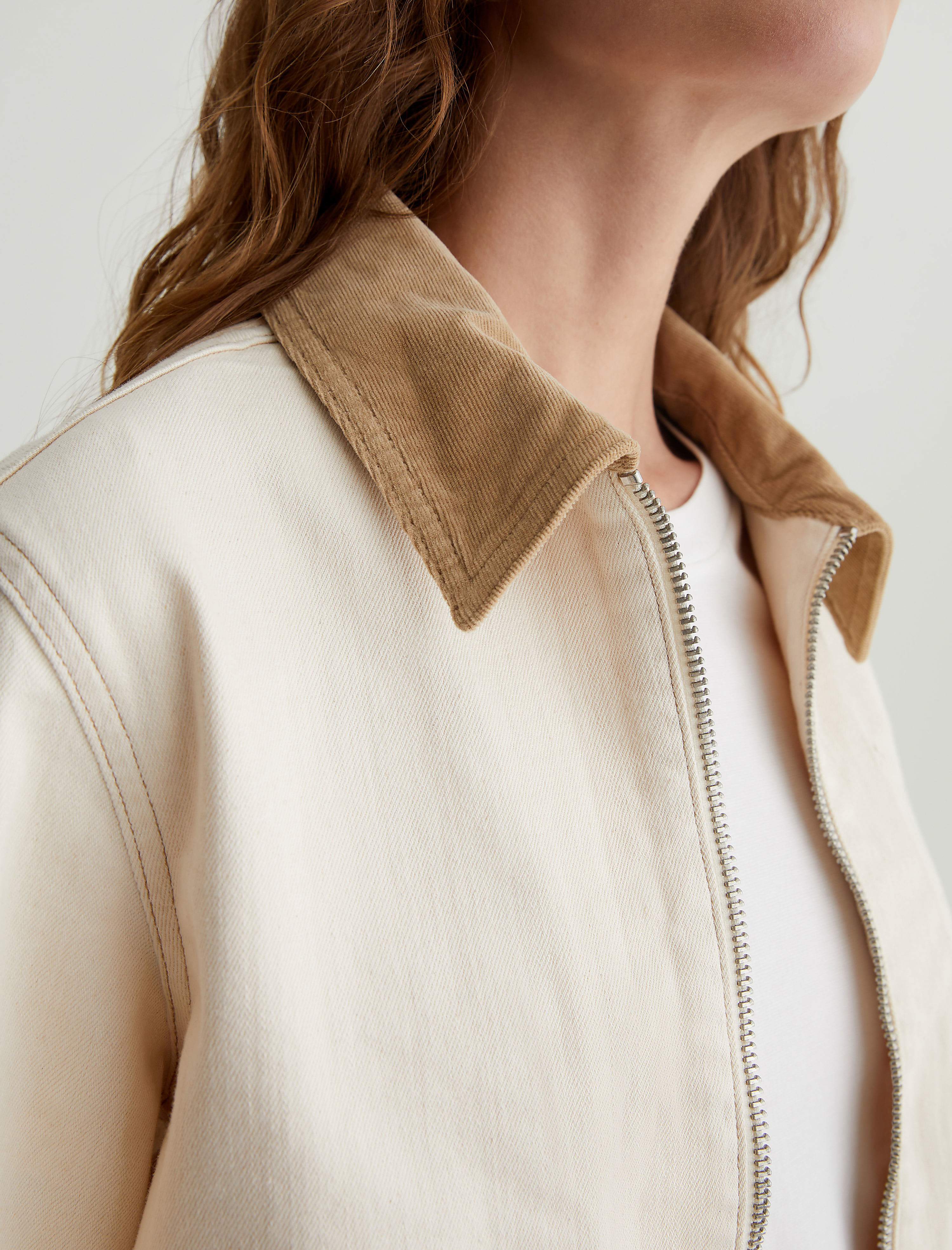 Women Jo Jacket White Oat/Sandstone Mist