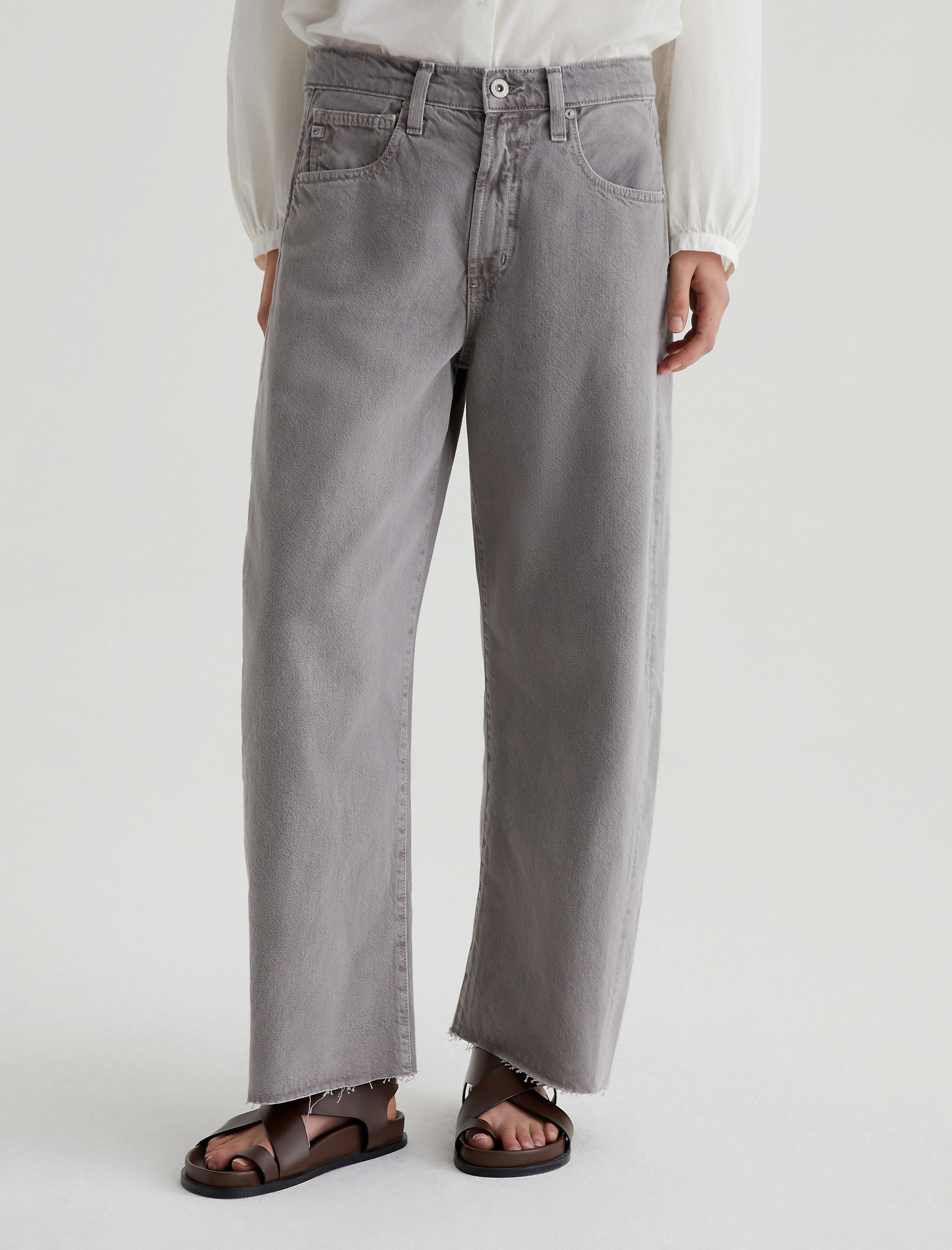 Women Hattie Crop Sulfur Pebble Grey