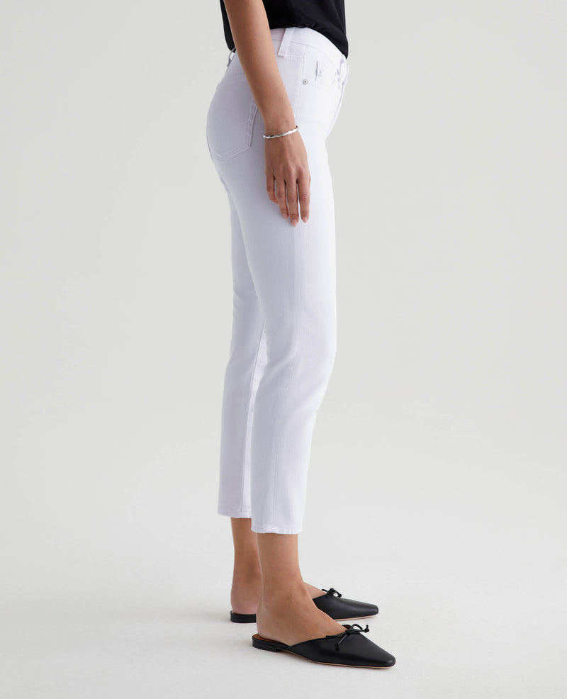 Women Prima Crop Pearl White
