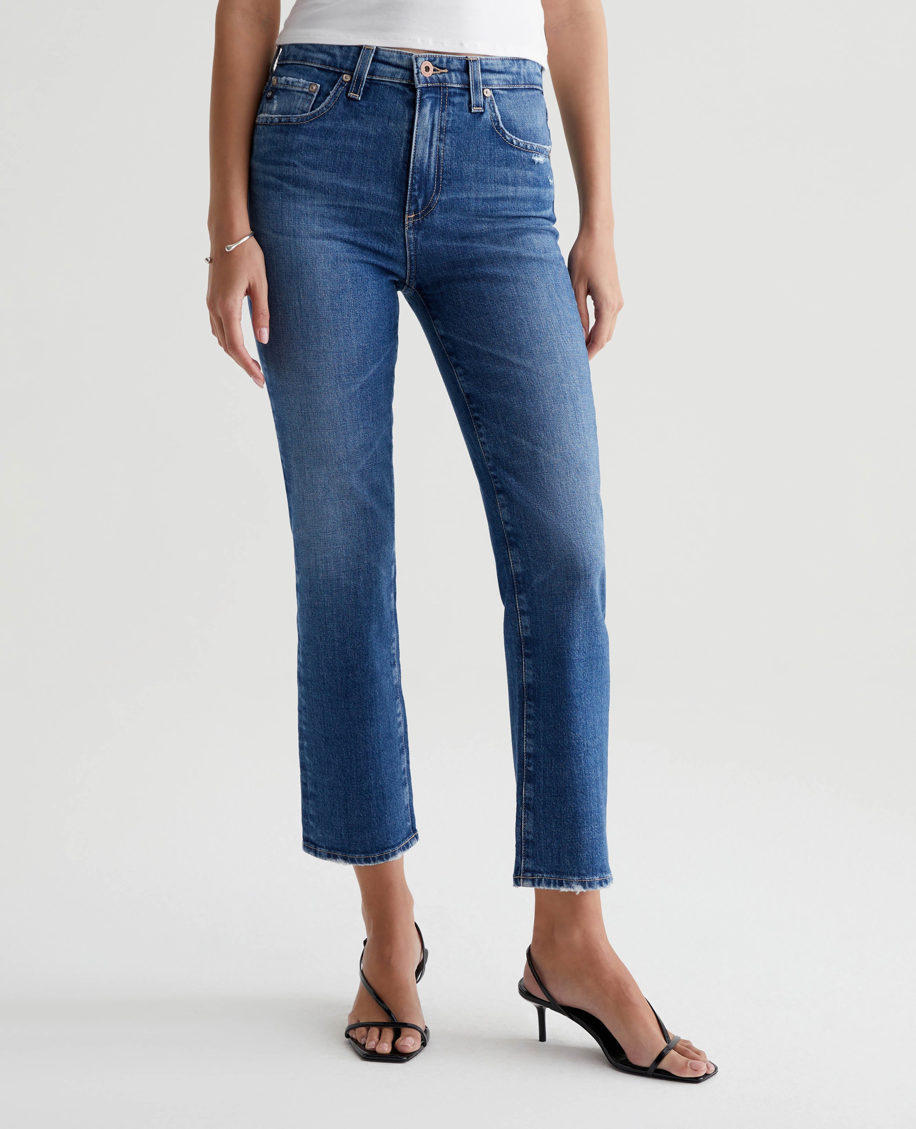 Women Saige Crop Alibi Destructed