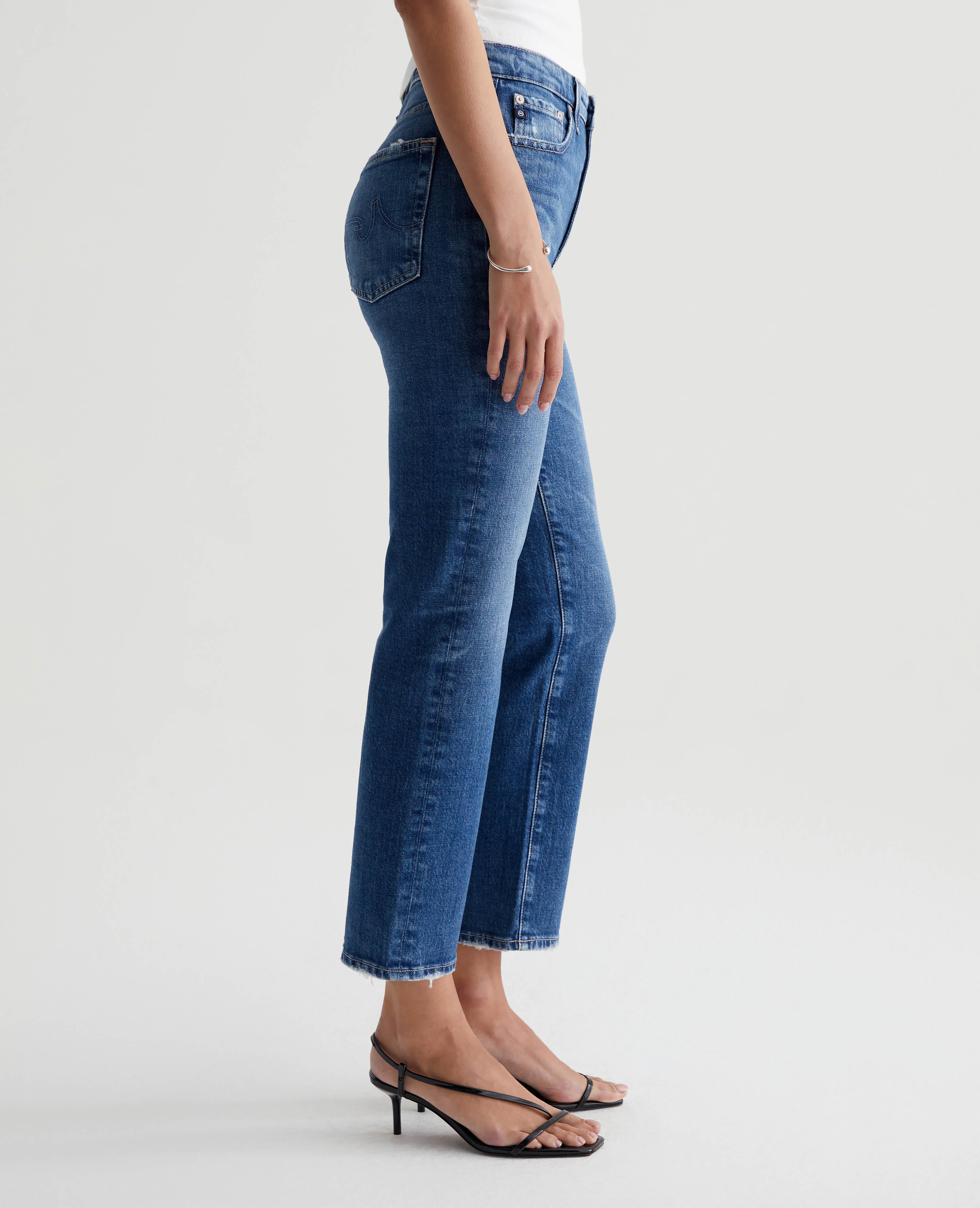 Women Saige Crop Alibi Destructed