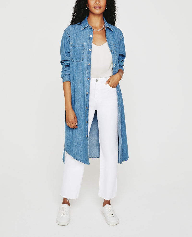 women's jean shirt dress AG Jeans Millie Shirt Dress, Women's, Blue