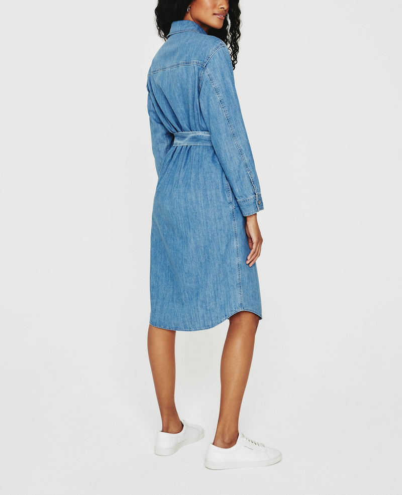 AG Jeans Millie Shirt Dress, Women's, Blue AG Jeans Millie Shirt Dress, Women's, Blue
