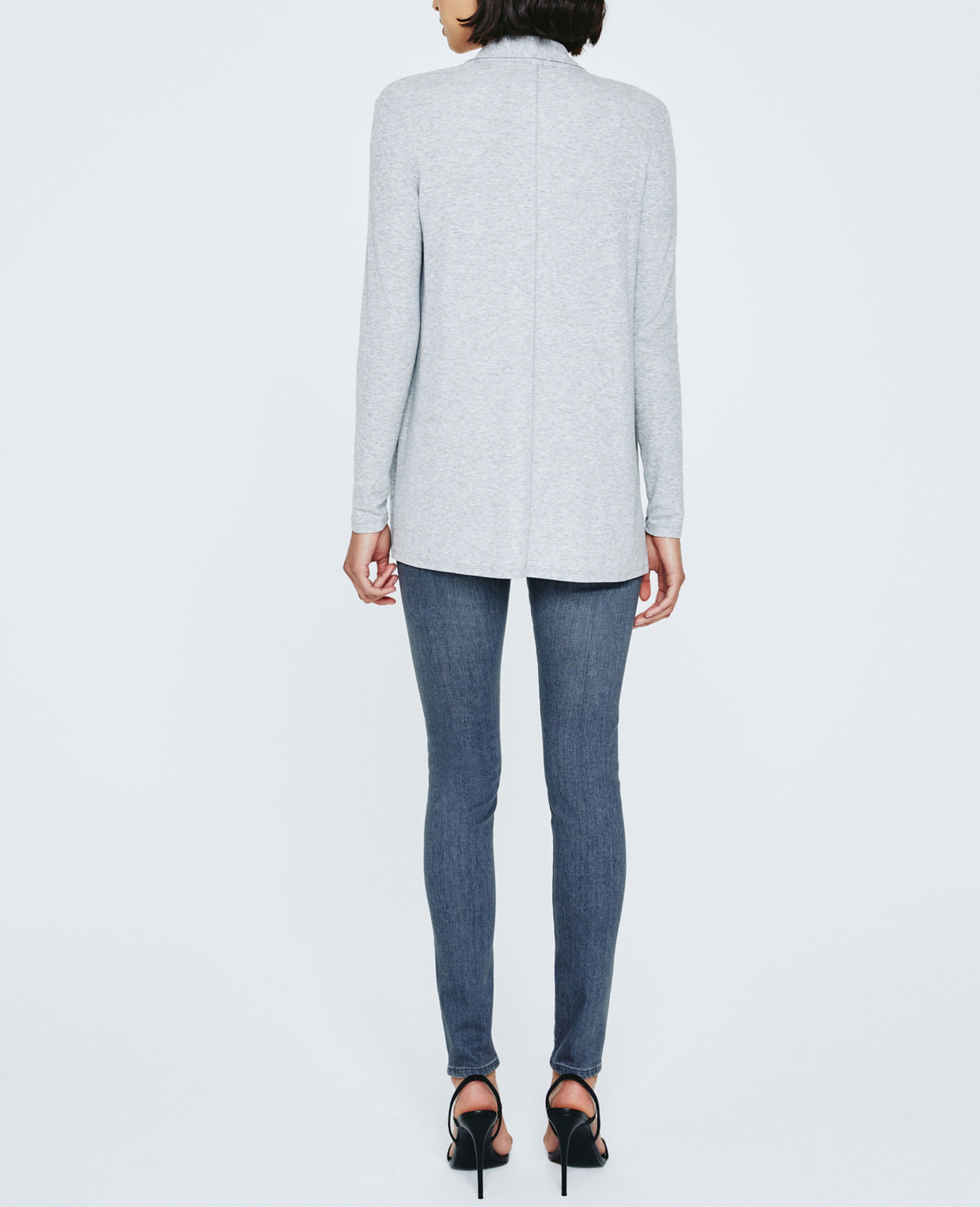 Womens Sophie Shawl Cardigan Heather Grey