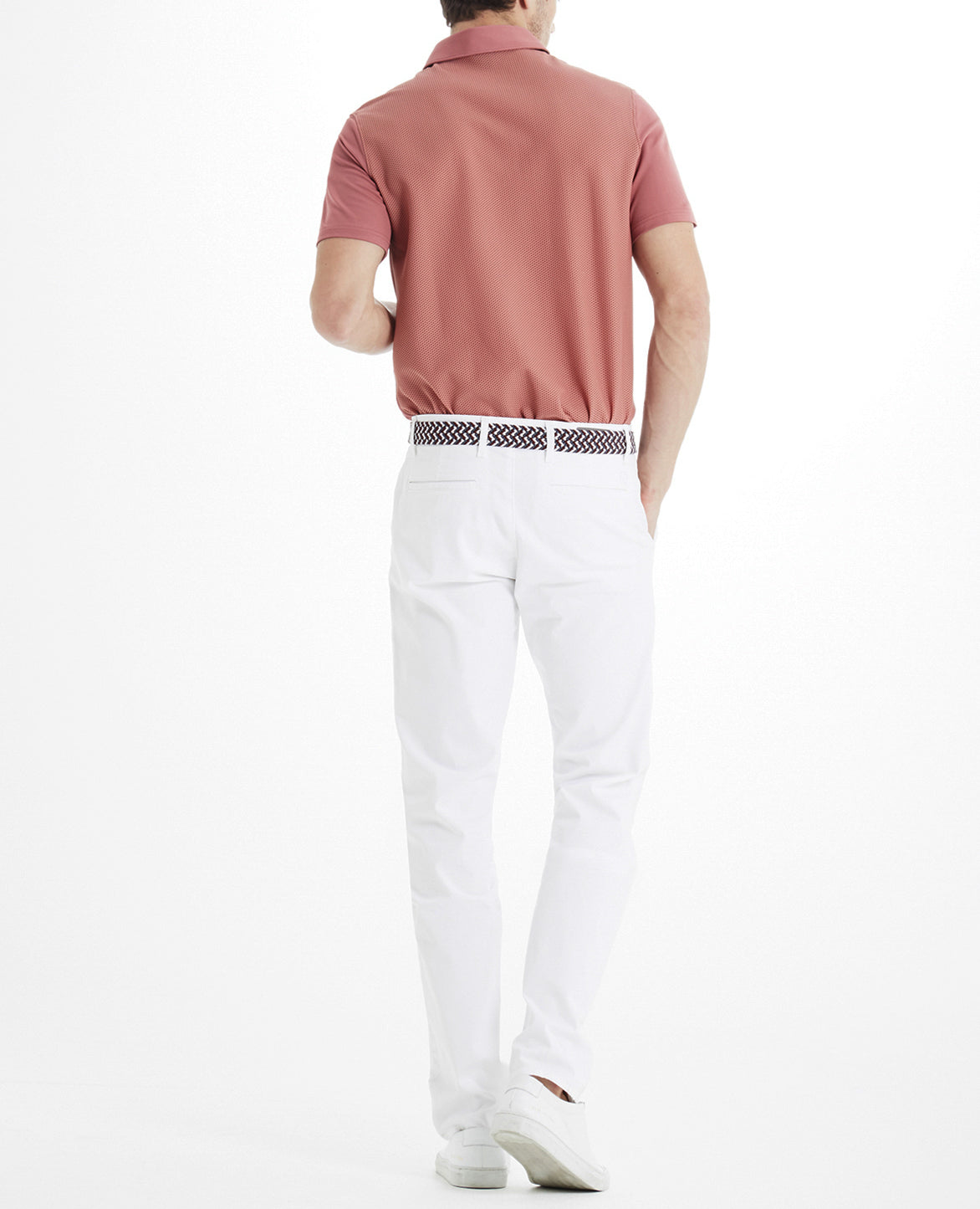 Andrew Trouser Bright White Green Label Collection Men Bottoms Photo 3