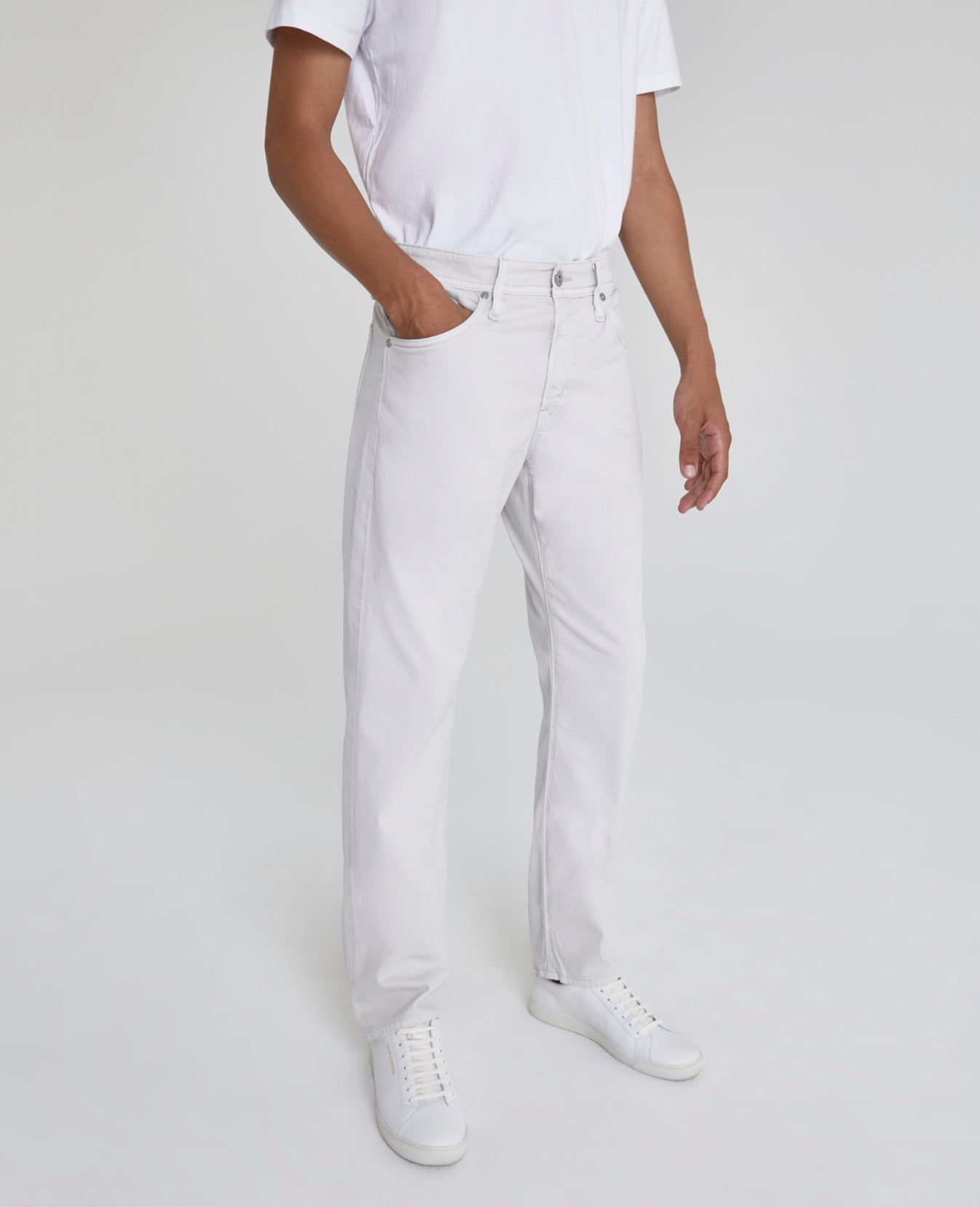 Graduate Sulfur French Grey Tailored Leg Men Bottoms Photo 2