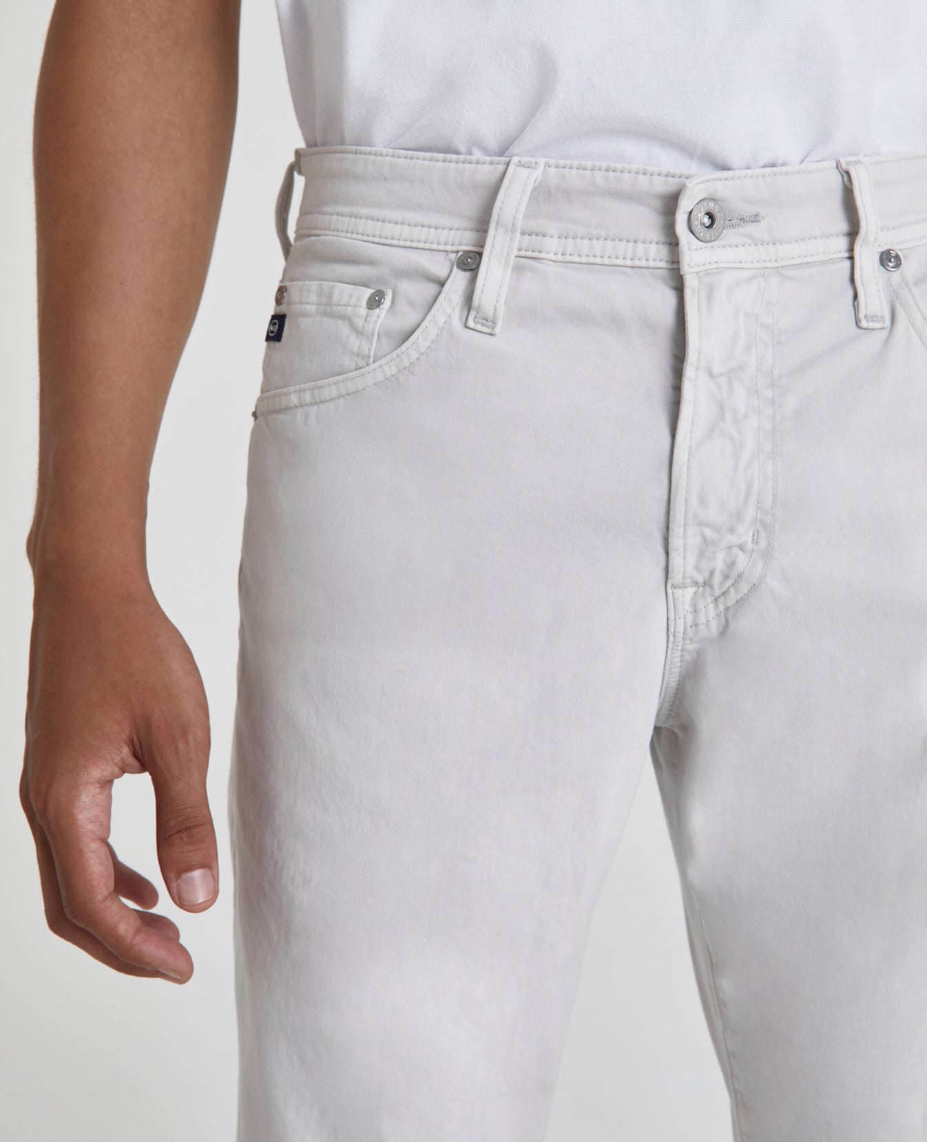 Graduate Sulfur French Grey Tailored Leg Men Bottoms Photo 4