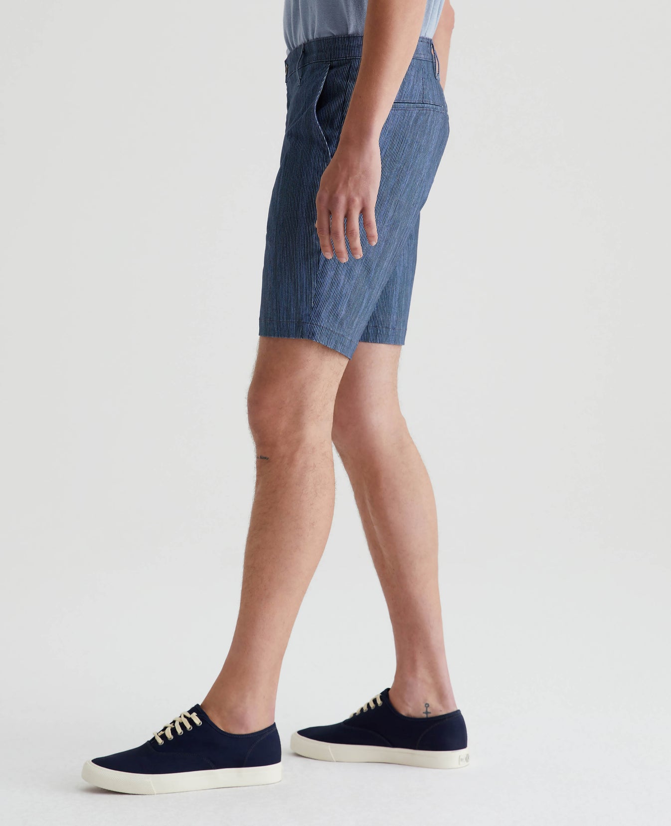 Wanderer Short Boulevard Stripe Blue Multi Mens Bottom Photo 4