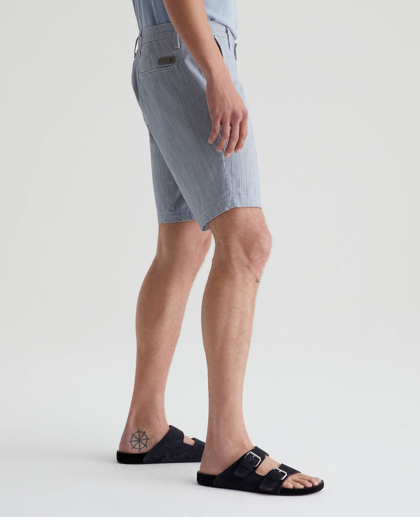 Wanderer Short Boulevard Stripe Grey Multi Mens Bottom Photo 4