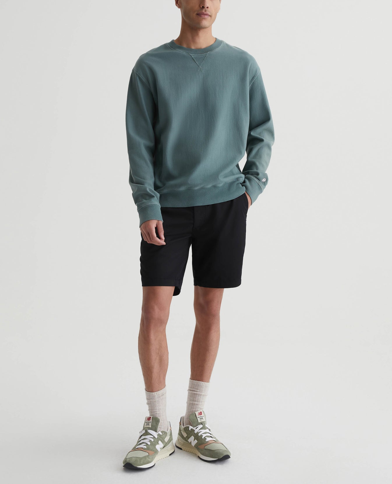Wanderer Performance Short True Black Mens Bottom Photo 1