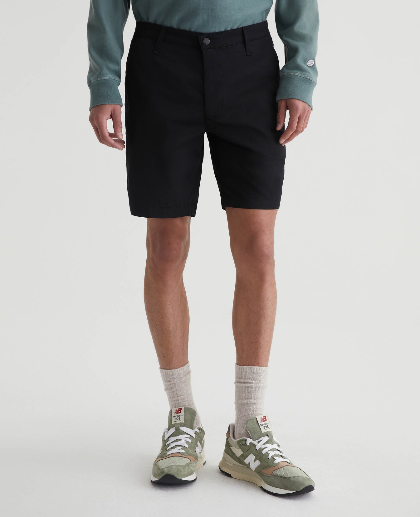 Wanderer Performance Short True Black Mens Bottom Photo 2