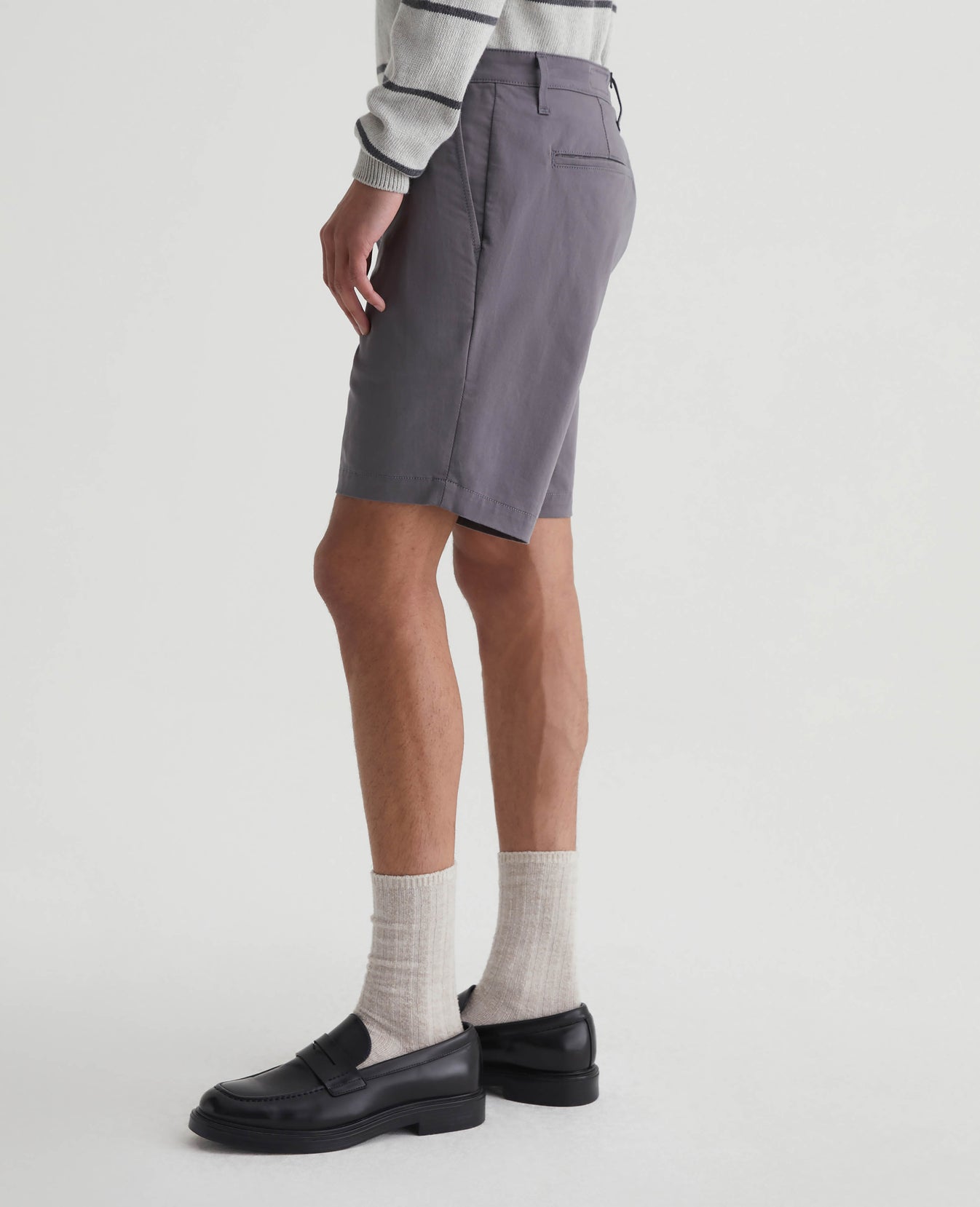 Wanderer Performance Short Folkestone Grey Mens Bottom Photo 4