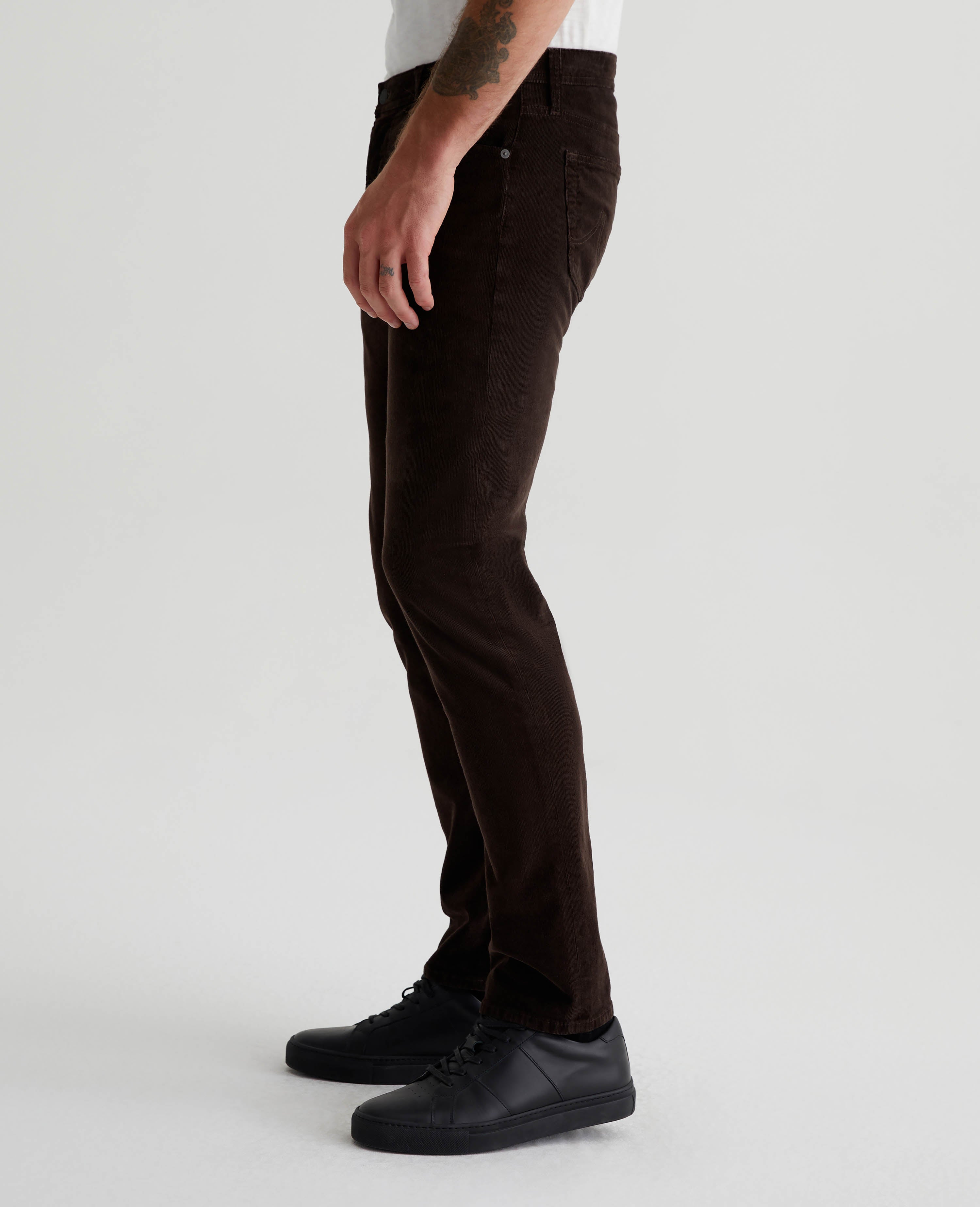 Mens Tellis Cord Sulfur Bitter Chocolate