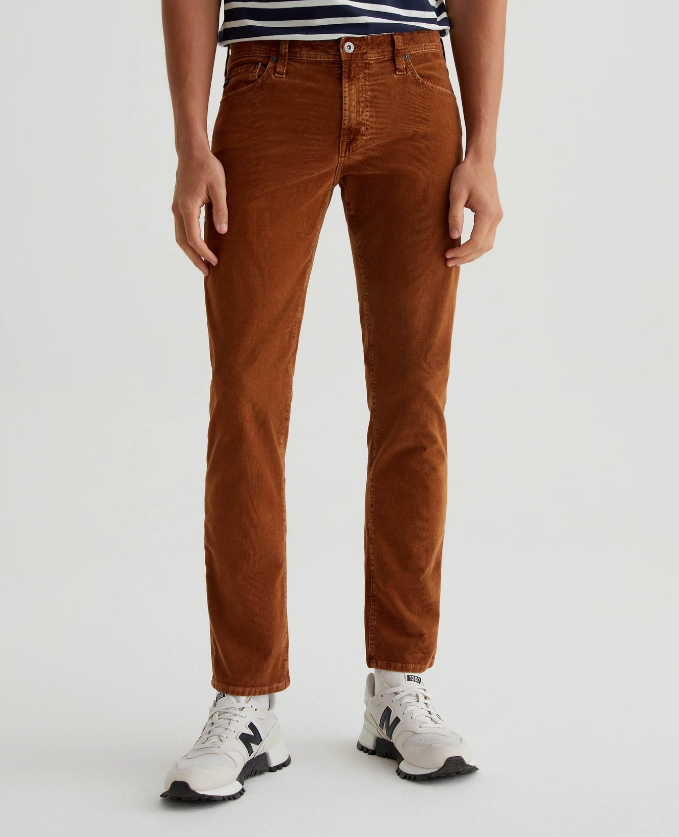 Tellis Cord Sulfur Caramel Mens Bottom Photo 2