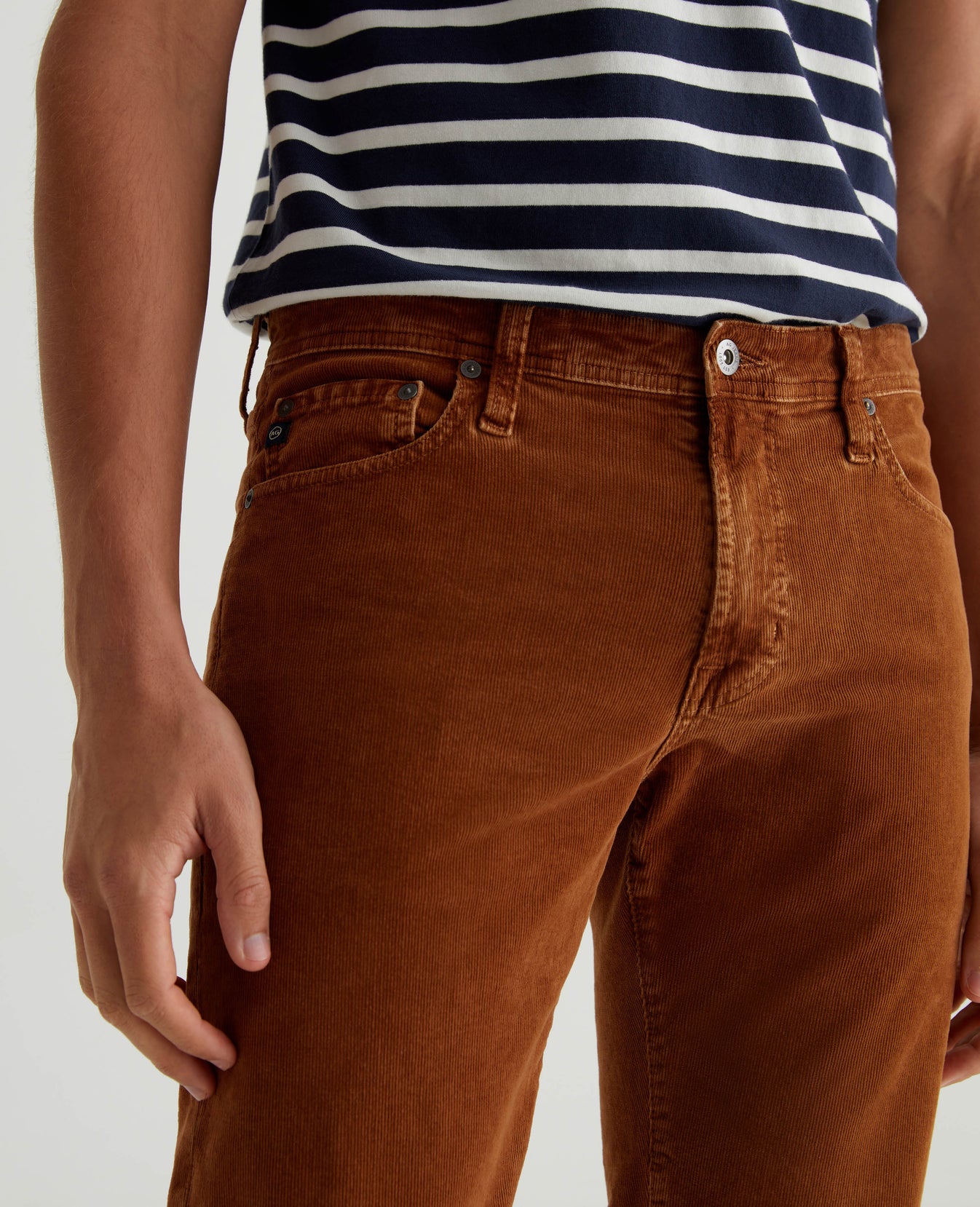 Tellis Cord Sulfur Caramel Mens Bottom Photo 3