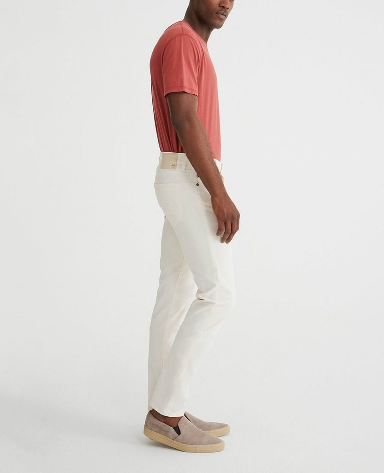 Tellis Ivory Dust Modern Slim Men Bottoms Photo 1