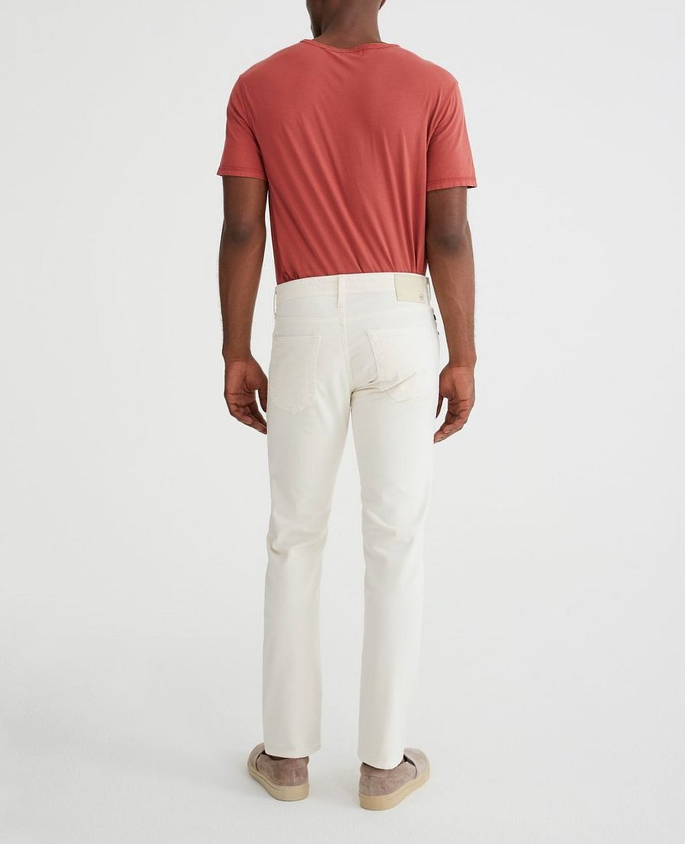 Tellis Ivory Dust Modern Slim Men Bottoms Photo 4