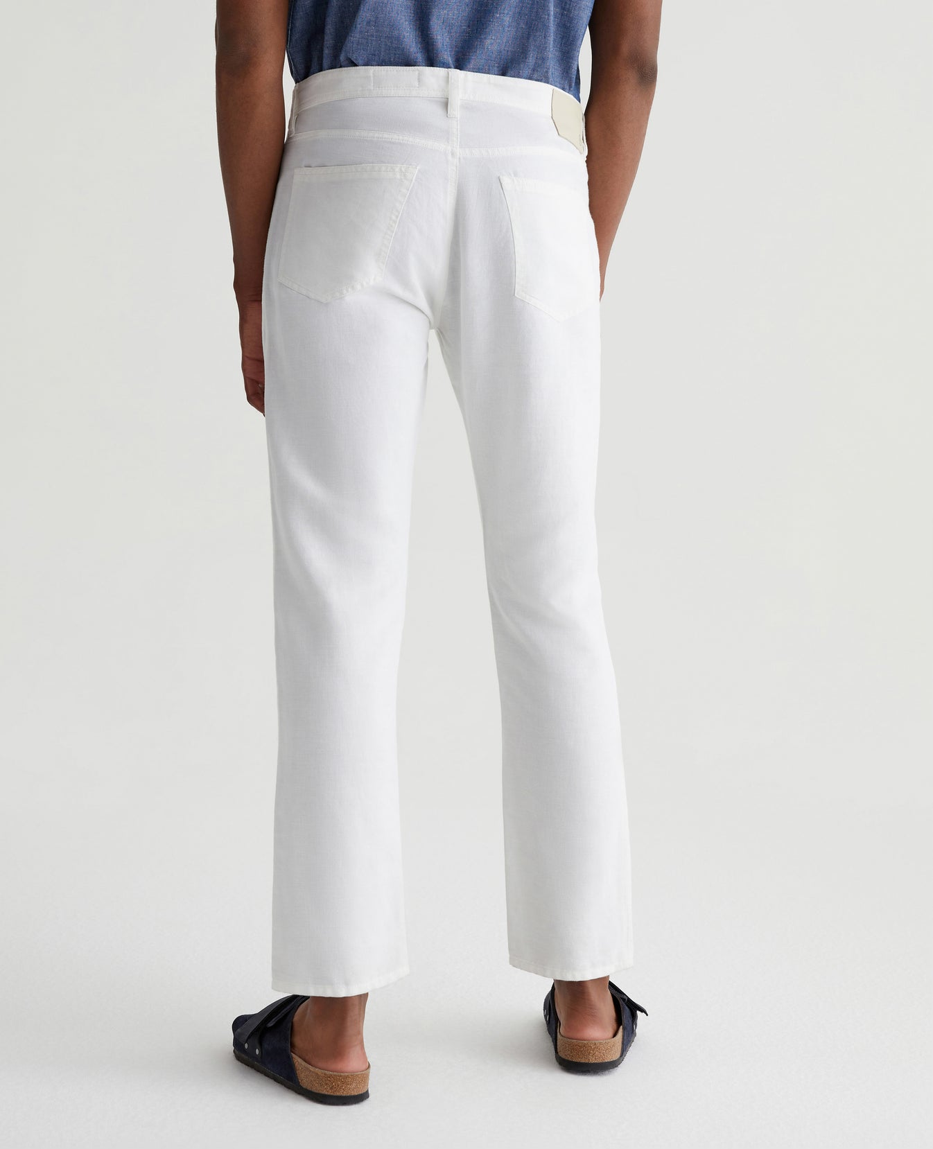 Everett Linen White Mens Bottom Photo 6