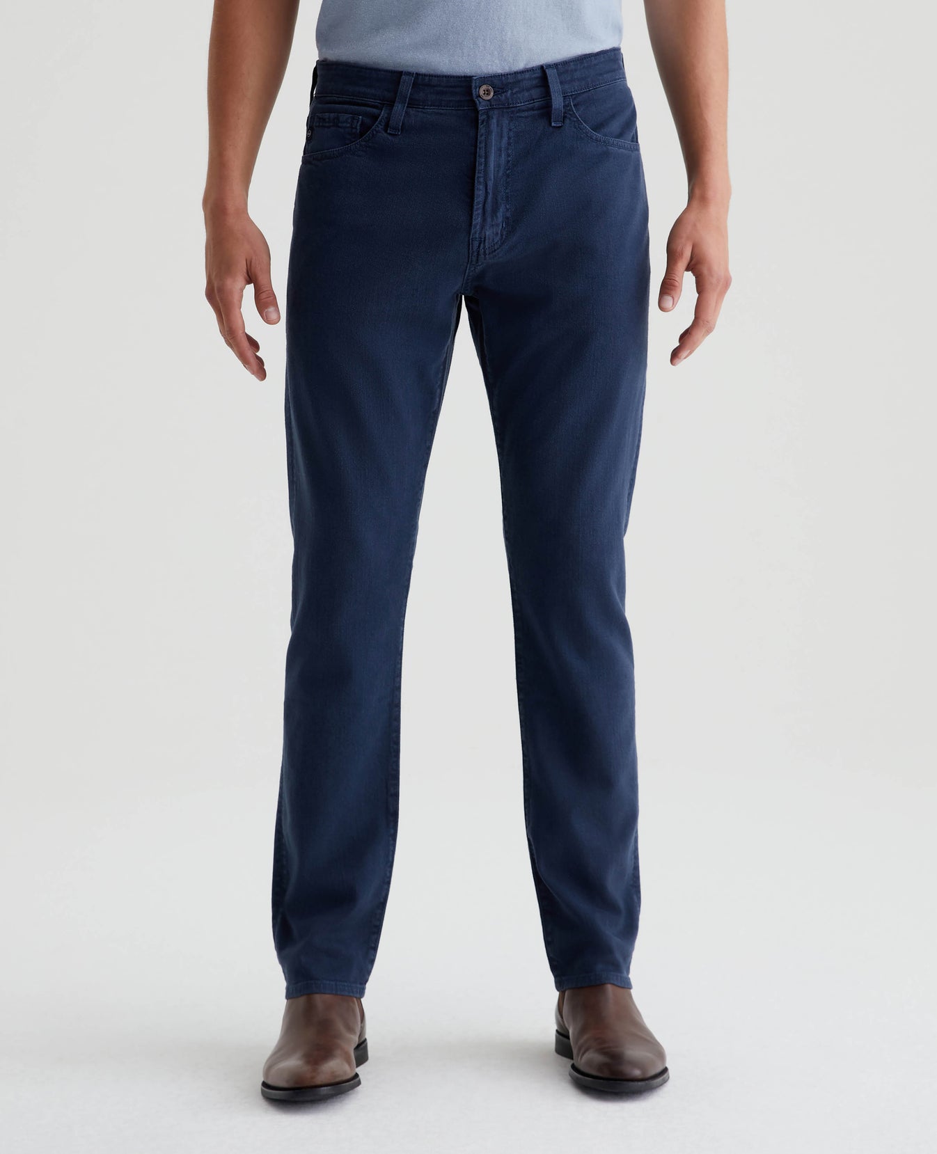 Everett Sulfur Deep Navy Mens Bottom Photo 2