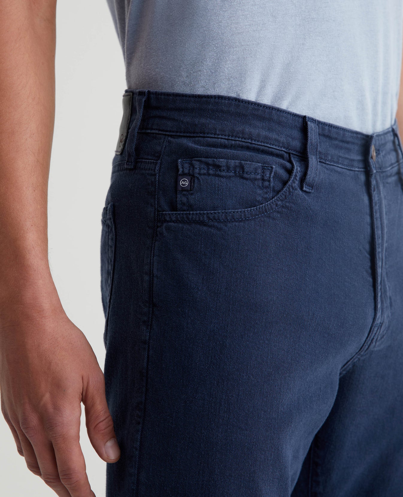 Everett Sulfur Deep Navy Mens Bottom Photo 3