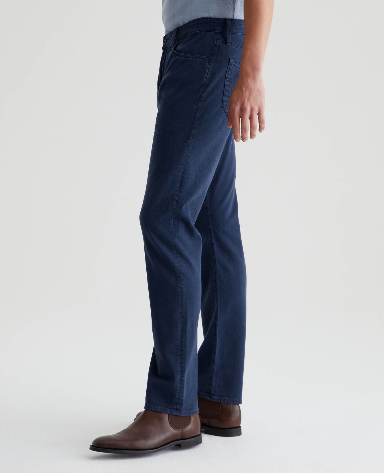 Everett Sulfur Deep Navy Mens Bottom Photo 4
