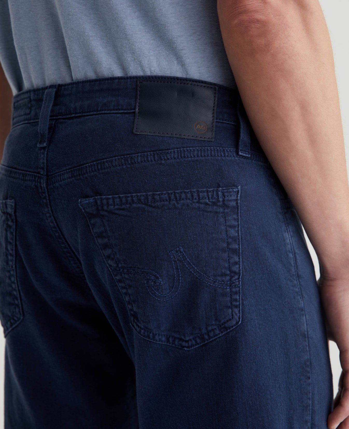 Everett Sulfur Deep Navy Mens Bottom Photo 5