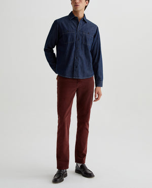 Everett Cord Sulfur Dark Plum Mens Bottom Photo 1