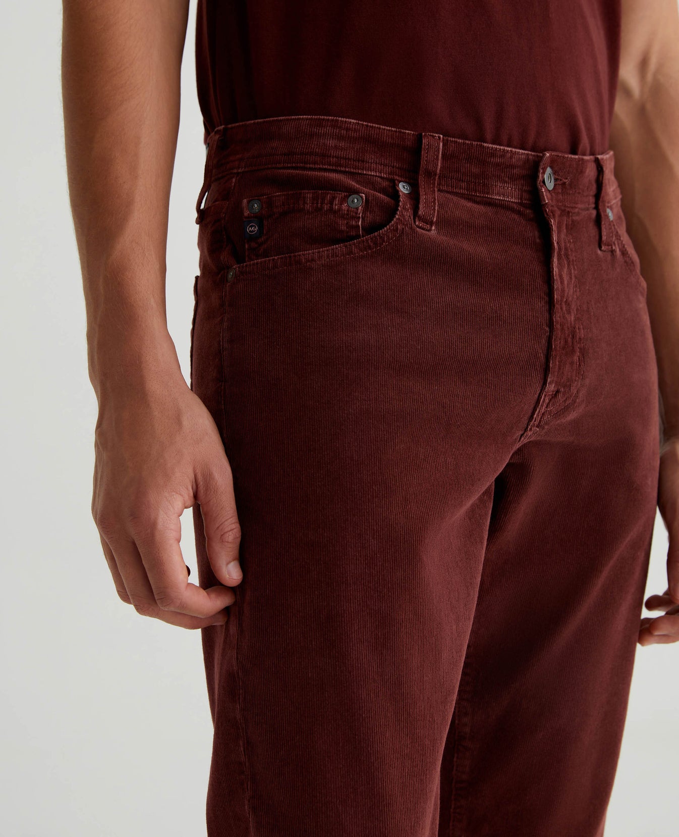 Everett Cord Sulfur Dark Plum Mens Bottom Photo 3