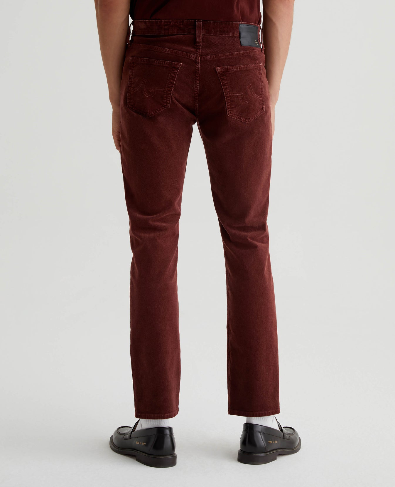 Everett Cord Sulfur Dark Plum Mens Bottom Photo 6