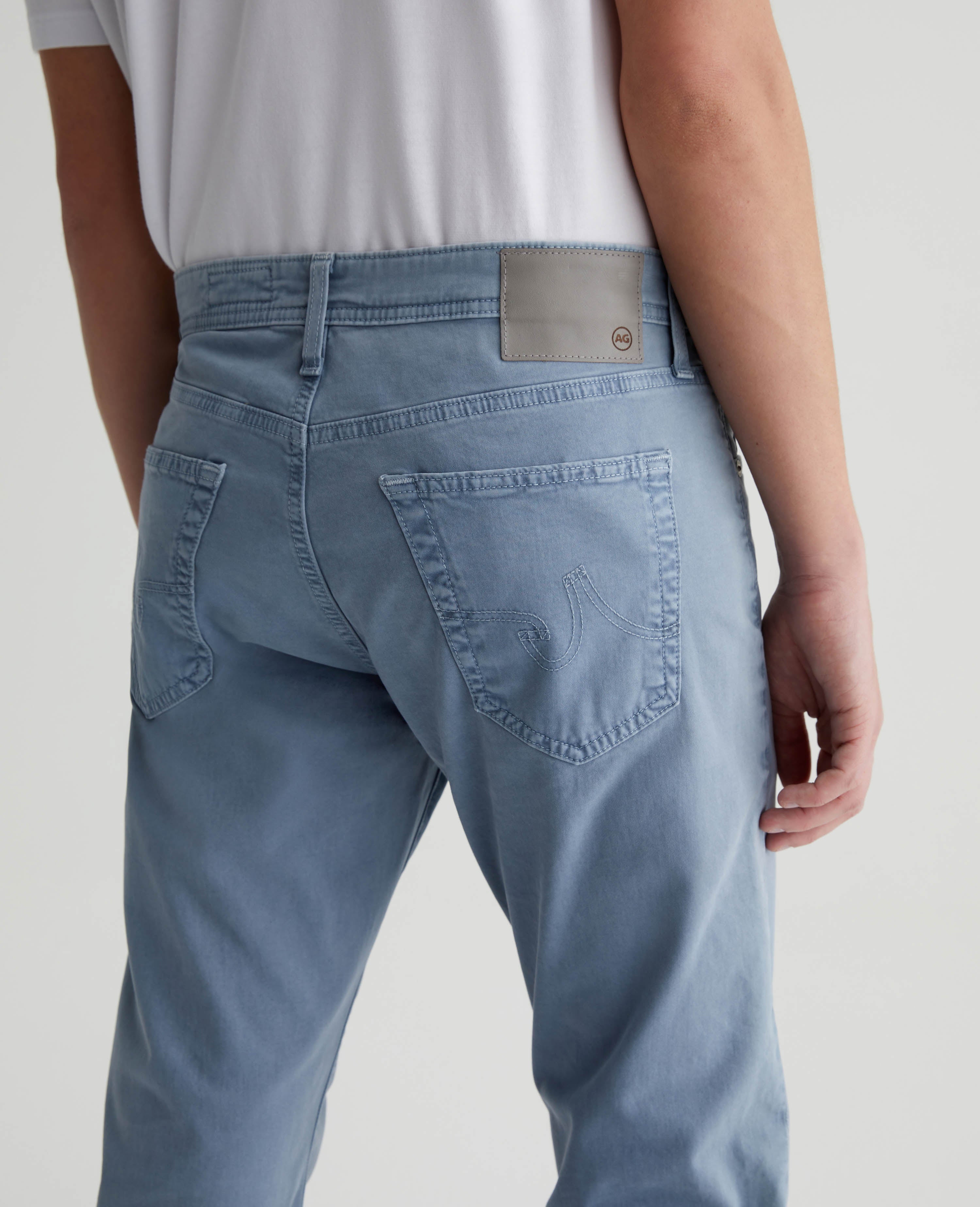SUNSEA 21ss SNM-BLUE2 w/耳 STRAIGHT PANTS | Women's Blue UV