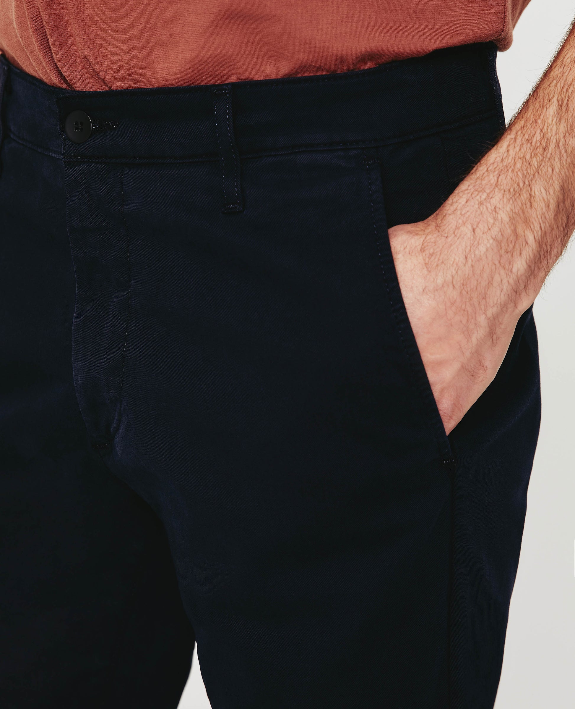 Marshall Deep Navy Modern Slim Trouser Men Bottoms Photo 3