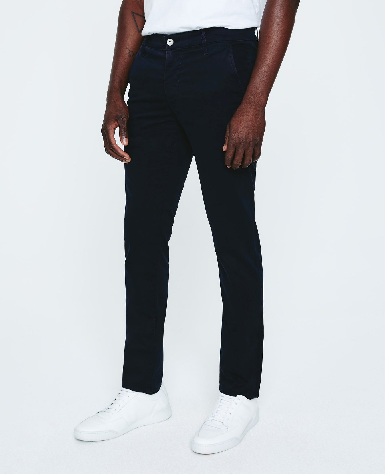 Jamison New Navy Skinny Trouser Men Bottoms Photo 2