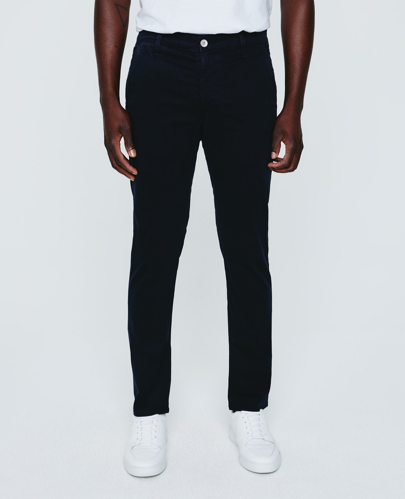 Jamison New Navy Skinny Trouser Men Bottoms Photo 3