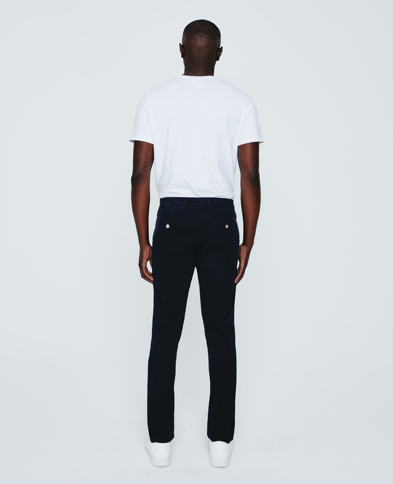 Jamison New Navy Skinny Trouser Men Bottoms Photo 6