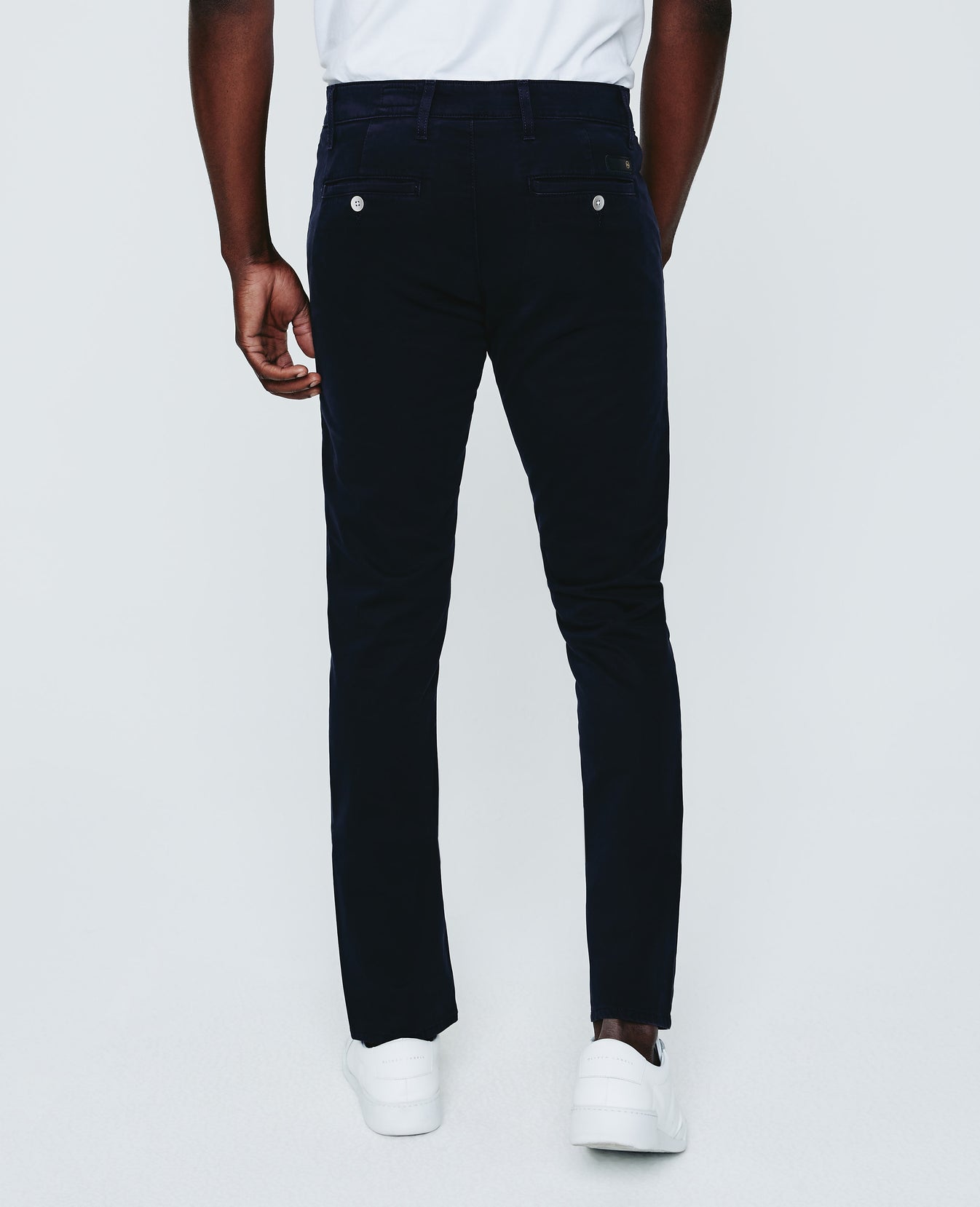 Jamison New Navy Skinny Trouser Men Bottoms Photo 6