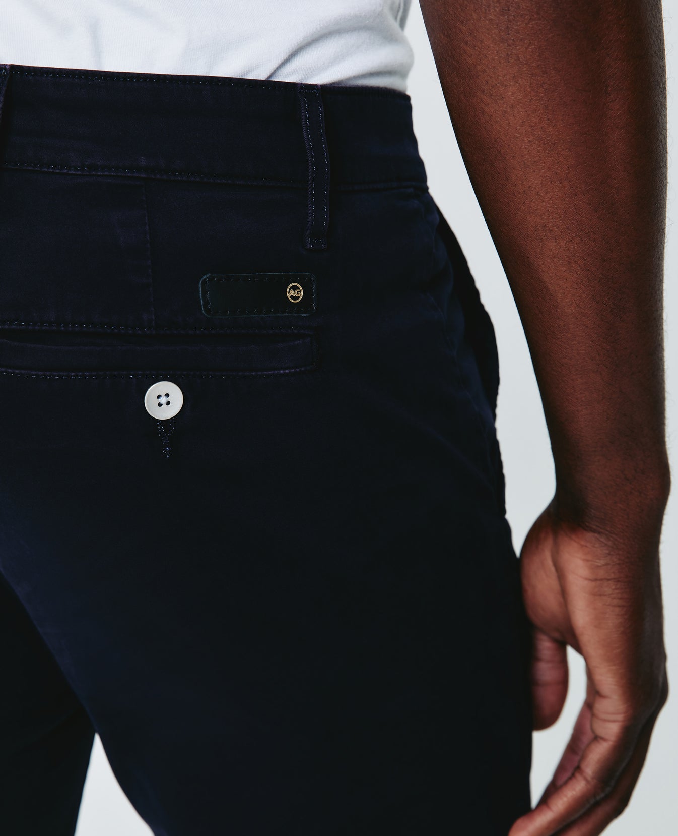 Jamison New Navy Skinny Trouser Men Bottoms Photo 7