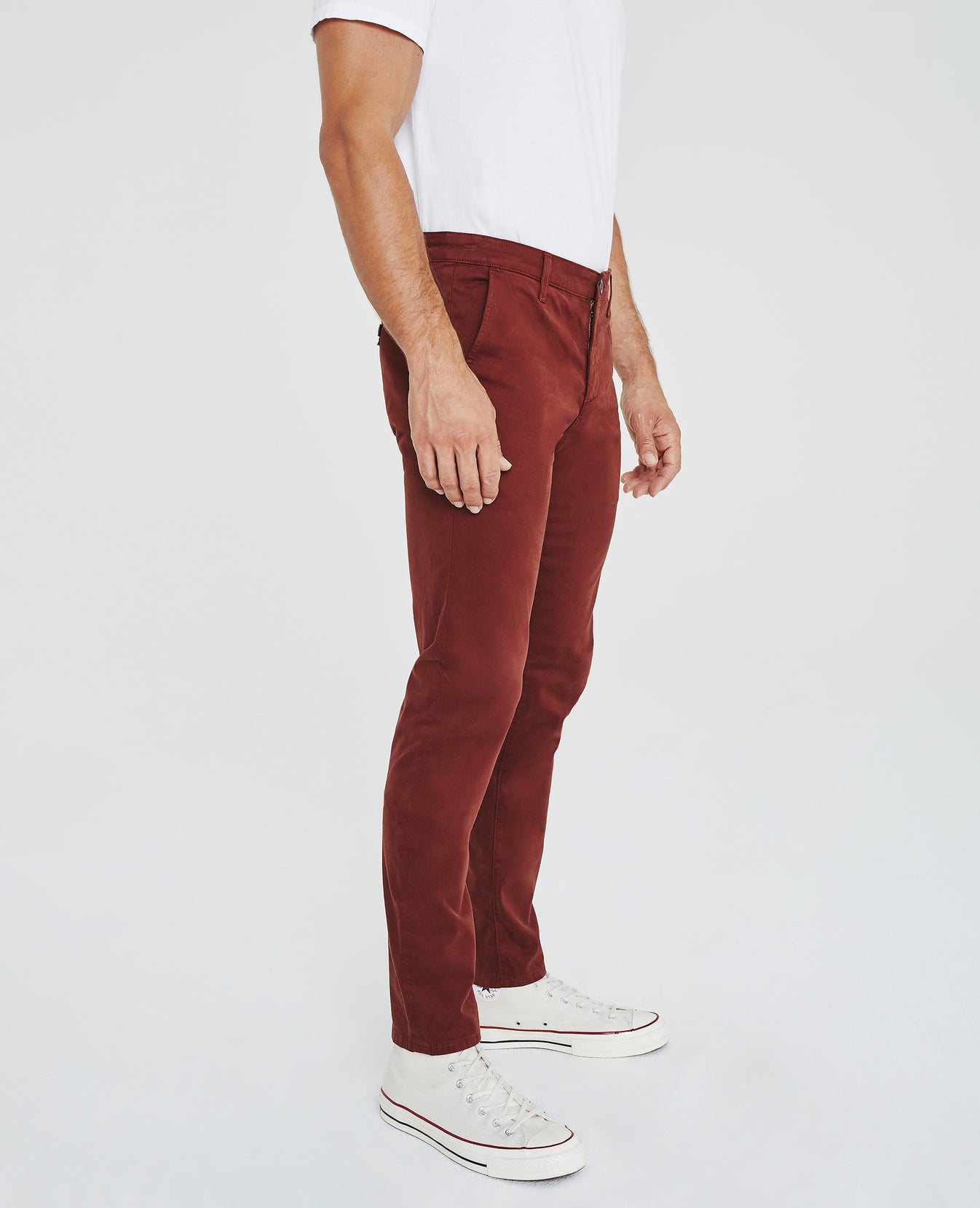 Jamison Rich Crimson Skinny Trouser Men Bottoms Photo 6