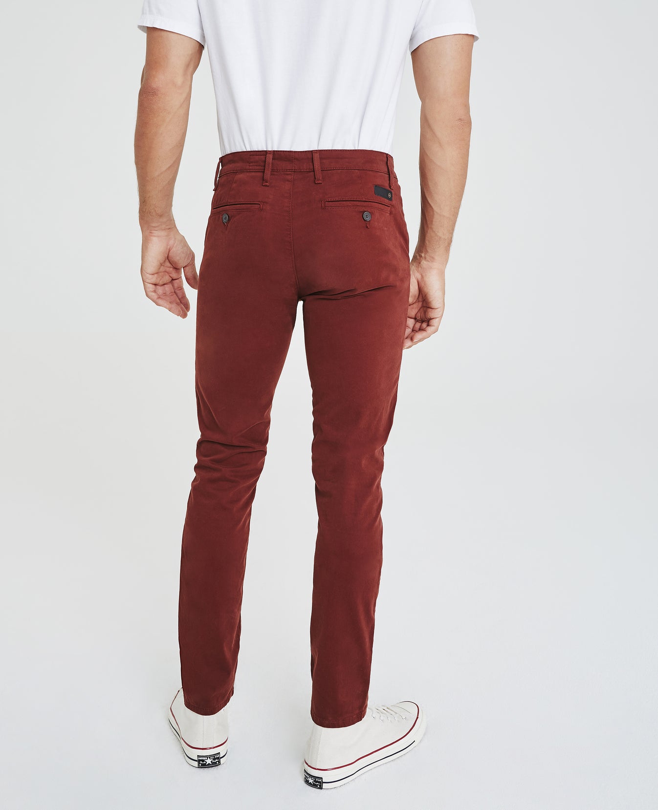 Jamison Rich Crimson Skinny Trouser Men Bottoms Photo 6