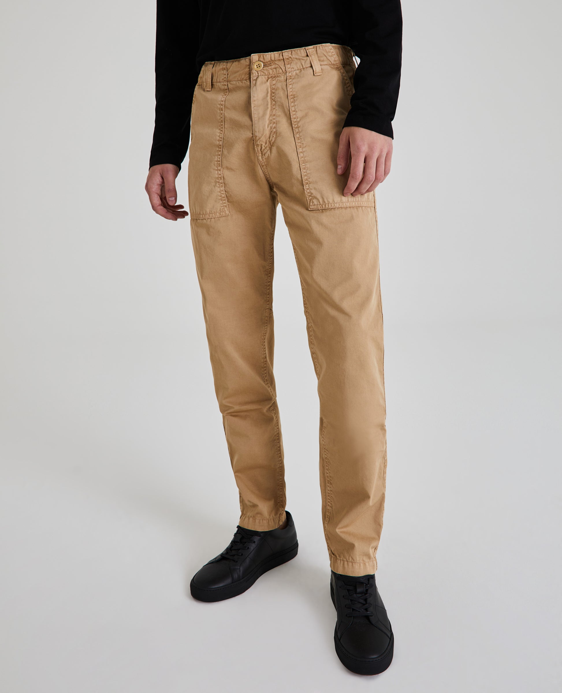 Clyfton Fatigue Sulfur Sandy Pail Relaxed Tapered Men Bottoms Photo 1