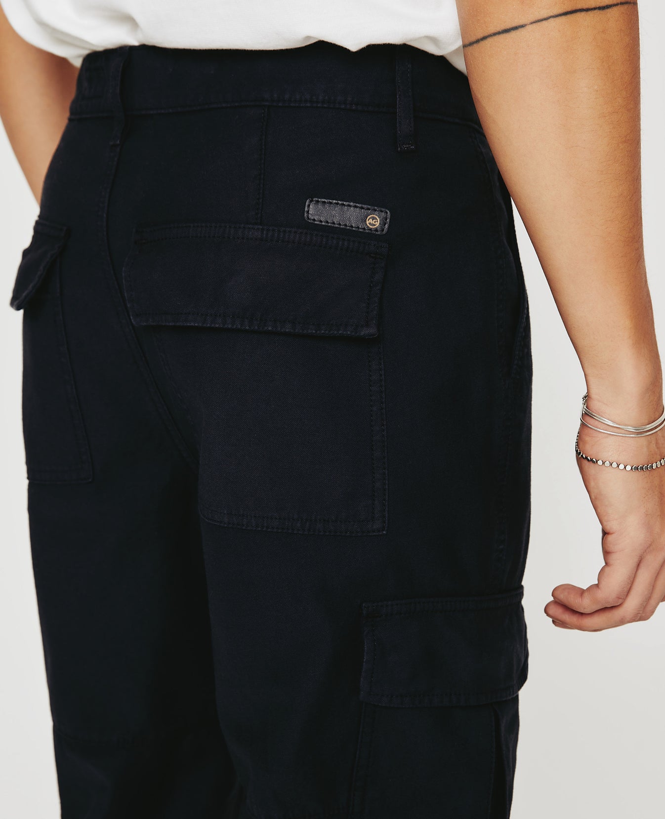 Wells Cargo Sulfur Pure Black Mens Bottom Photo 6