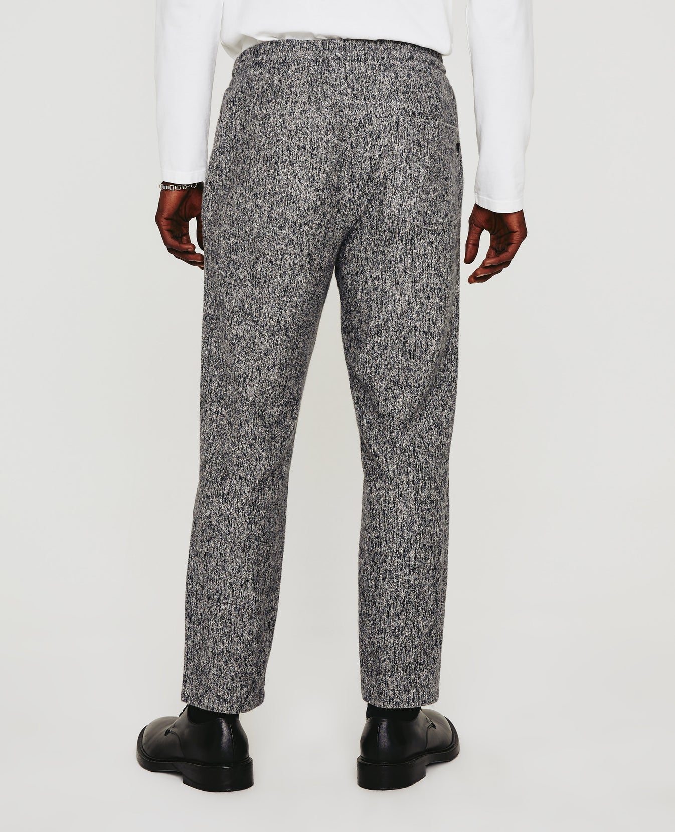 Wyatt Sweatpant Ikat Wool Heather Grey Multi Mens Bottom Photo 6