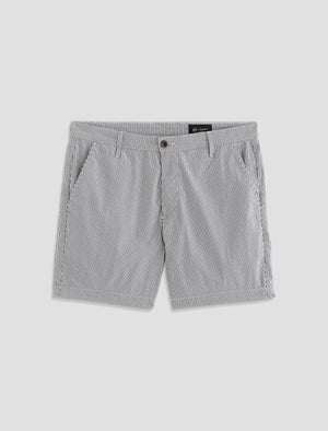 Cipher Short Charcoal Stripe Slim Short Men Bottom Photo 9