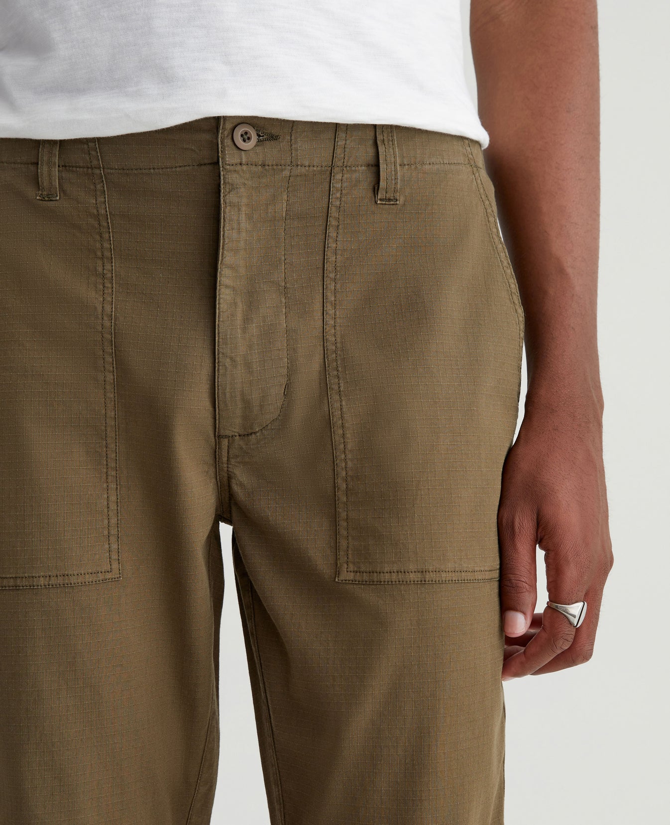 Wells Fatigue Sulfur Shady Moss Mens Bottom Photo 3