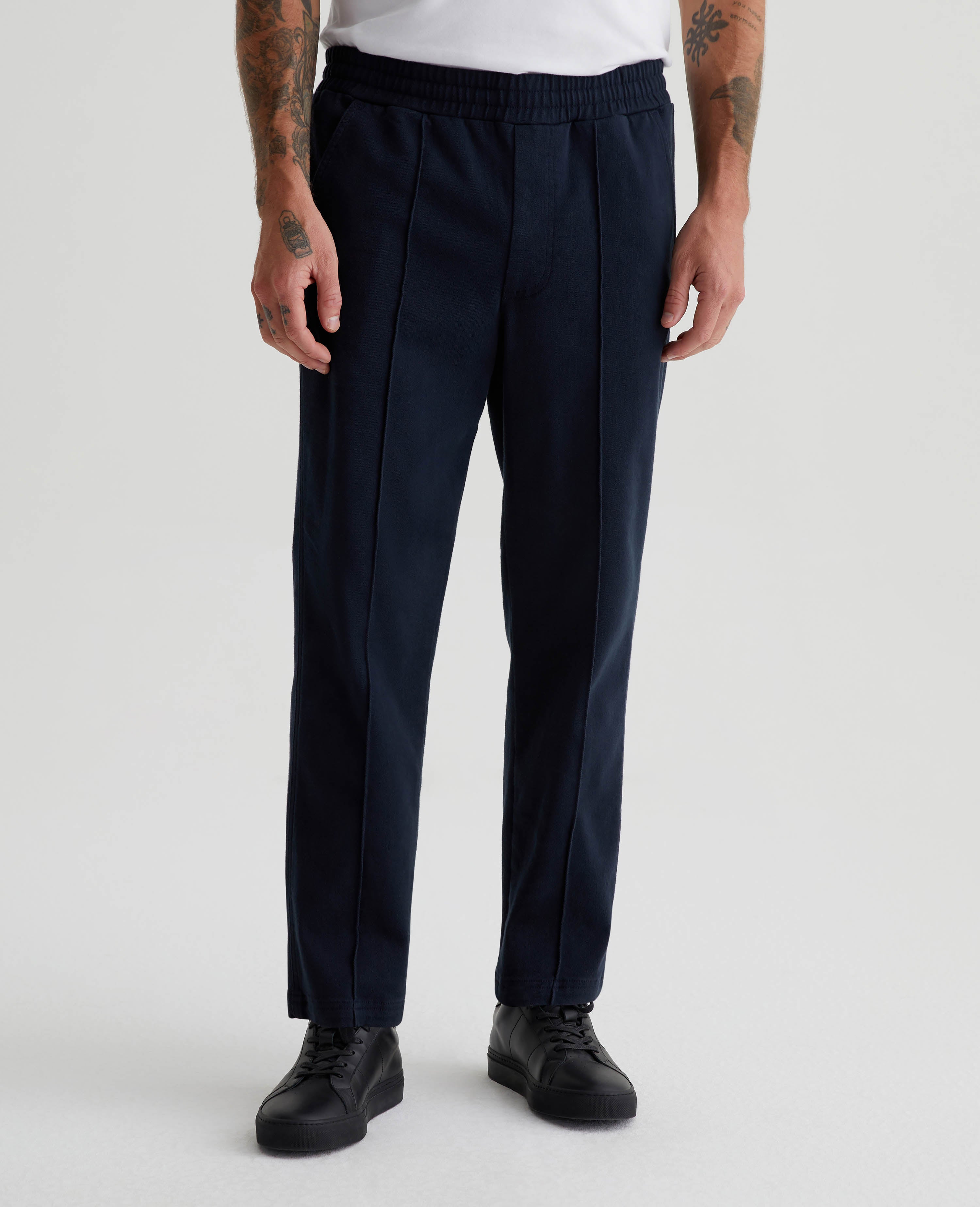 Mens Wyatt Denim Sweatpant Deep Navy