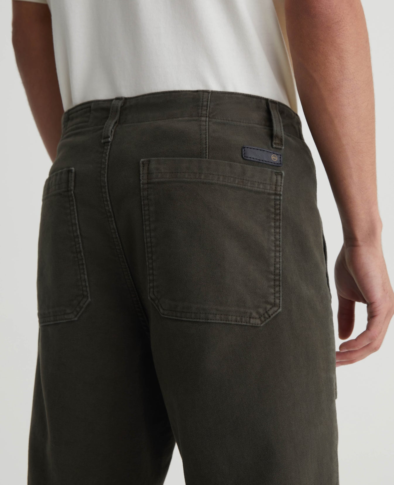 Wells Fatigue Sulfur Forest Moss Mens Bottom Photo 5