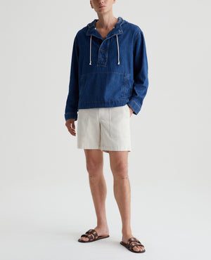 Wells Drawstring Short Natural Mens Bottom Photo 1