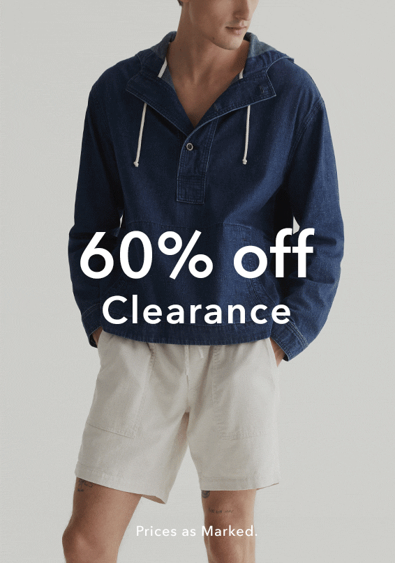 60% off Clearance